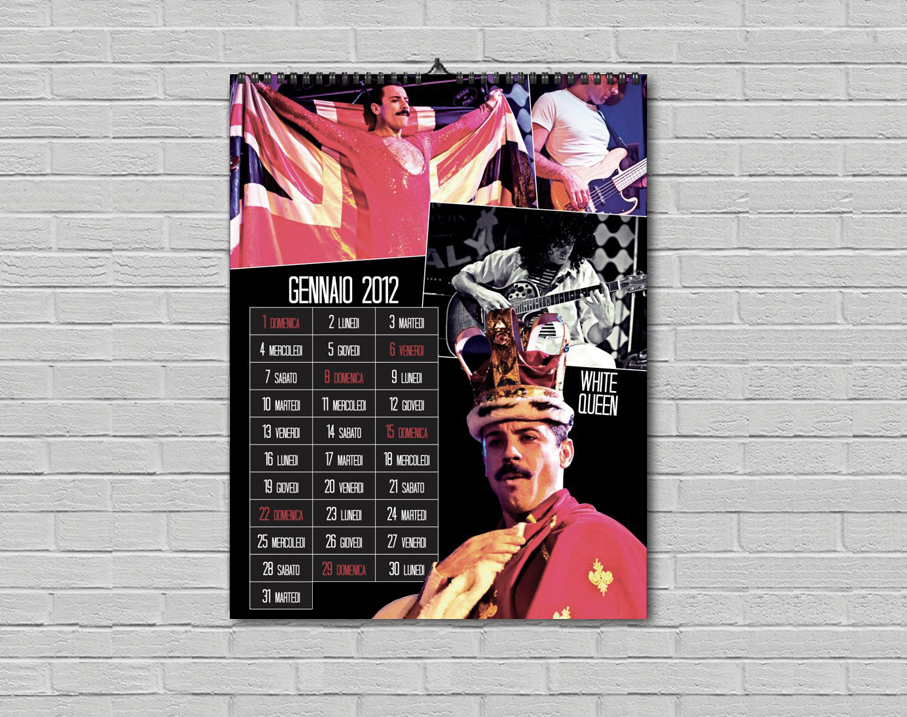 BluesHouse Milano - Calendario 2012 - Gennaio