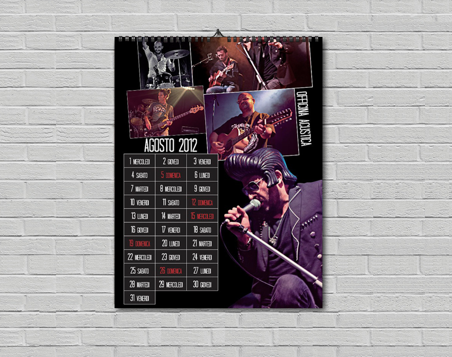 BluesHouse Milano - Calendario 2012 - Agosto