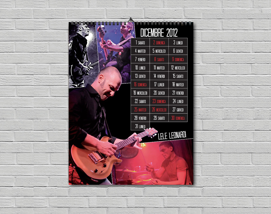 BluesHouse Milano - Calendario 2012 - Dicembre